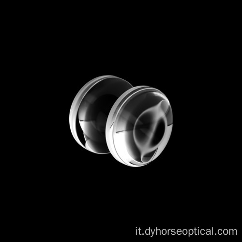 Calcio Fluoruro CAF2 Biconvex Lice sferico